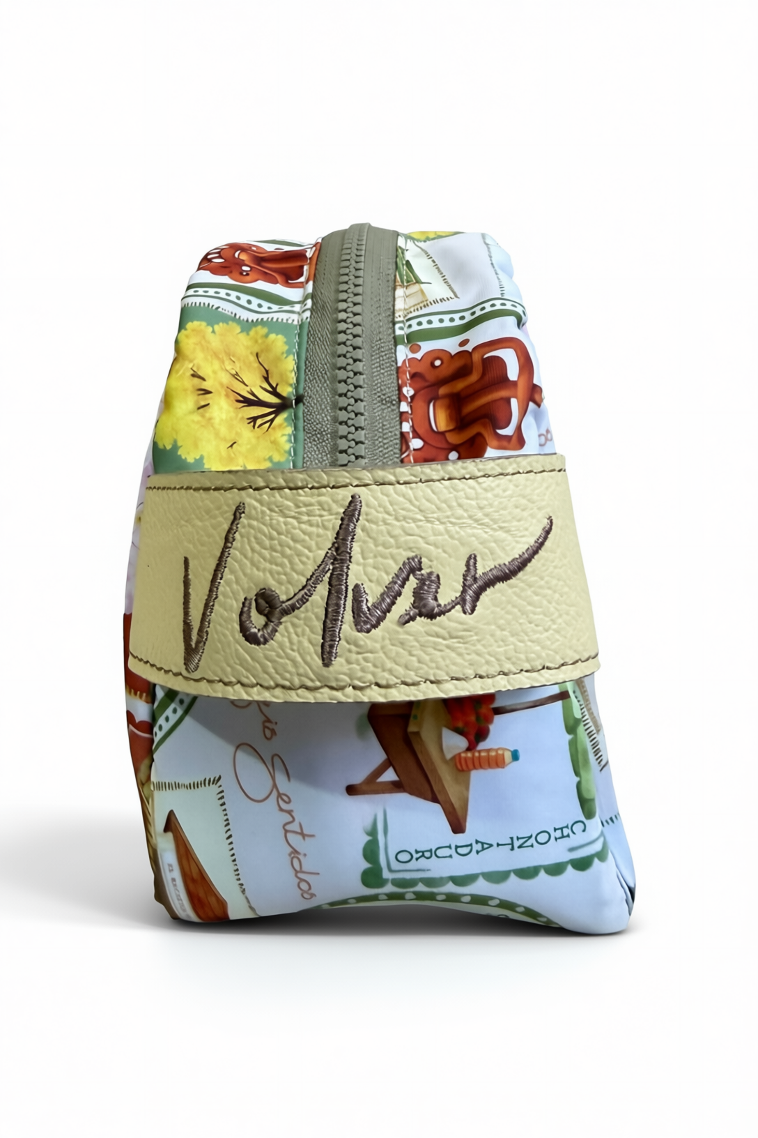 Cosmetiquera Estampada - Cuero Butter Yellow image 1